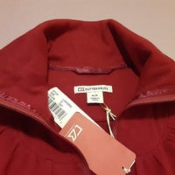 Cutter & Buck Burgundy Cutter& Buck Golf apparel Vancouver full zip model - Picture 3 of 4
